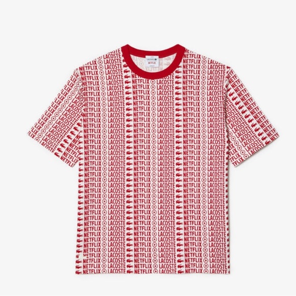 Lacoste Other - UNISEX Lacoste X Netflix Loose Fit Printed T-shirt